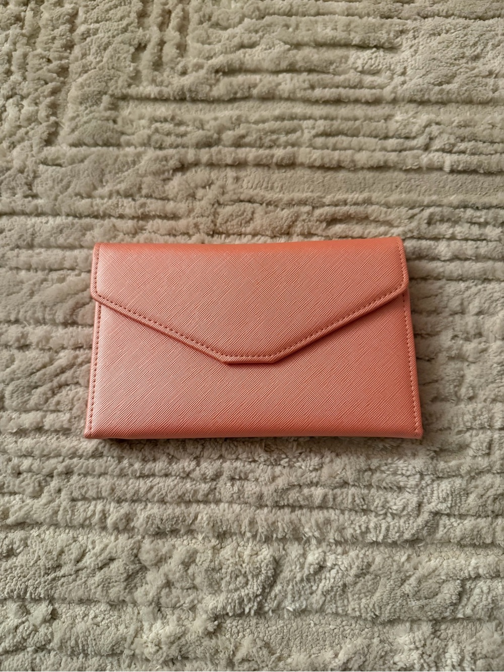 Coral Envelope Clutch Wallet - Women's Bag